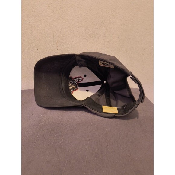 Fan Favorite Cleveland Indians Chief Wahoo  Black Gray Baseball Hat Adjustable - Picture 8 of 11